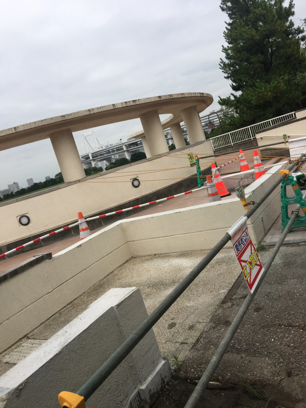 お台場海浜公園の夏は大工事 ブランディングクリエイト