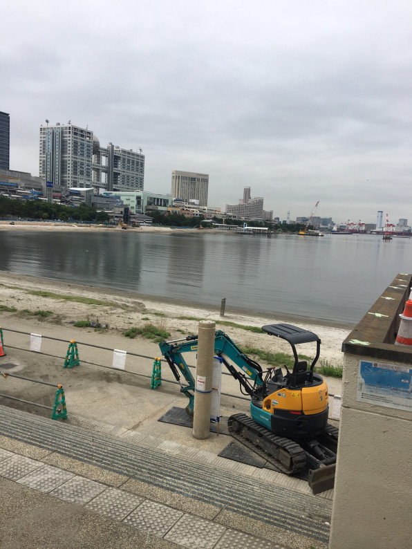 お台場海浜公園の夏は大工事 ブランディングクリエイト お台場海浜公園の夏は大工事 ブランディングクリエイト