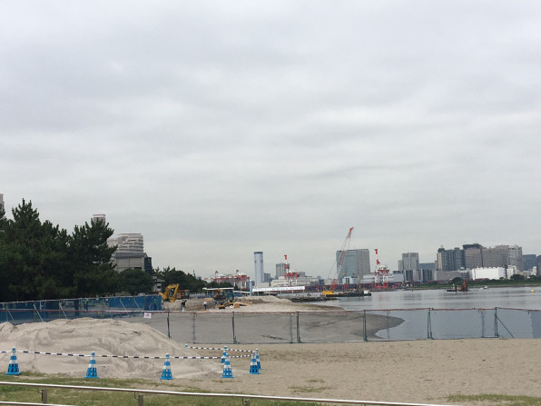 お台場海浜公園の夏は大工事 ブランディングクリエイト