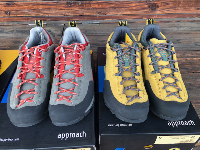 スポルティバ 人気アプローチシューズ ボルダーX ローカットとミッド  