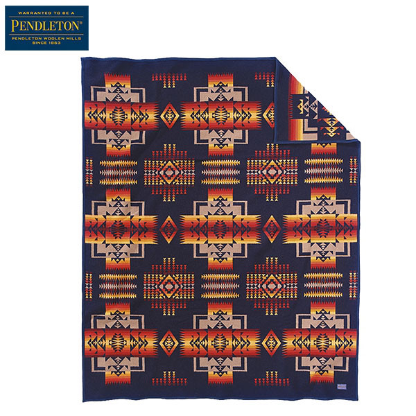 ペンドルトン 定番人気チーフジョセフ柄ブランケット入荷 クッション ラウンドタオルも アウトドアーズ コンパス 最新ブログ