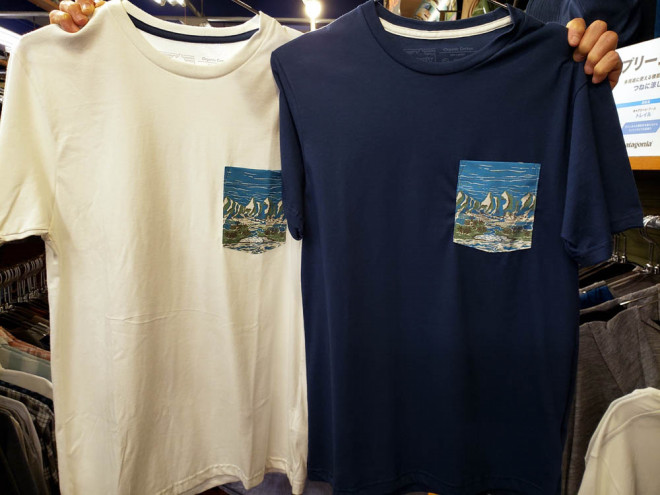 パタゴニア2019年春夏新作 胸ポケットにオリジナルアートの入ったお洒落tシャツ マラマアイナポケットt アウトドアーズ コンパス 最新ブログ