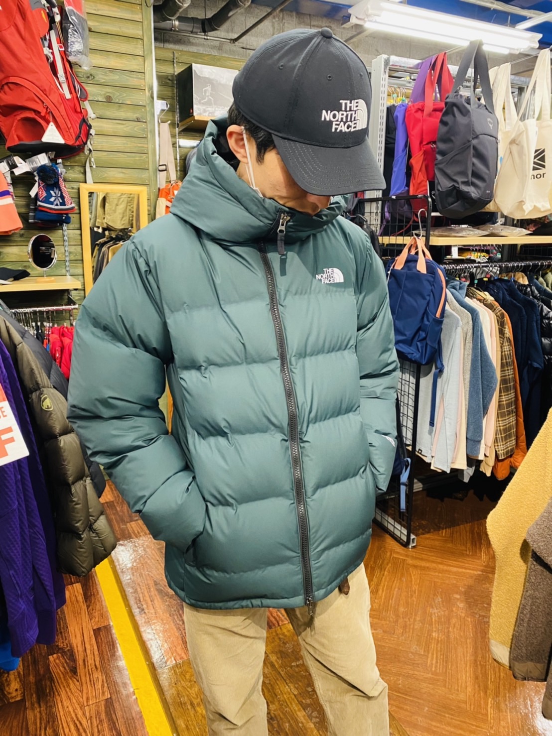 ノースフェイス ビレイヤーパーカ north face 試着のみ-