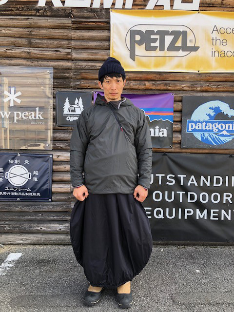 アクシーズクイン低山専門ブランド 凌 停滞時におススメのウール綿の 