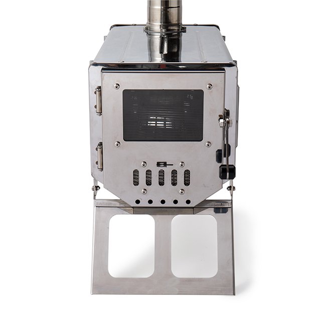 グリップスワニー 話題の薪ストーブ&煙突穴を備えたワンポールテントで