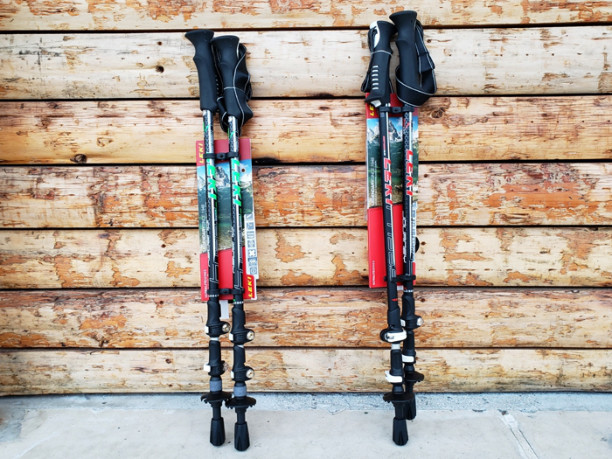 登山初心者にもおすすめのレキ トレッキングポール旧モデルが数量限定 