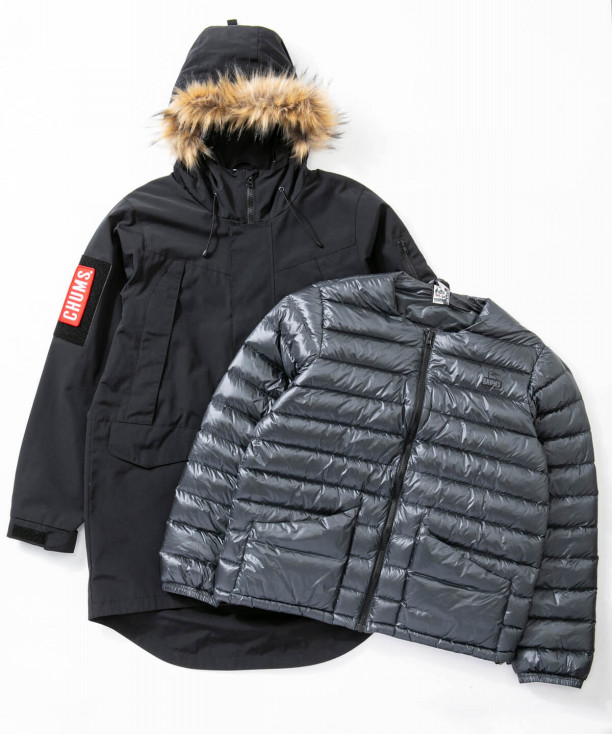 チャムス 2019年秋冬新作 アウターとインナーダウンがセットになった  