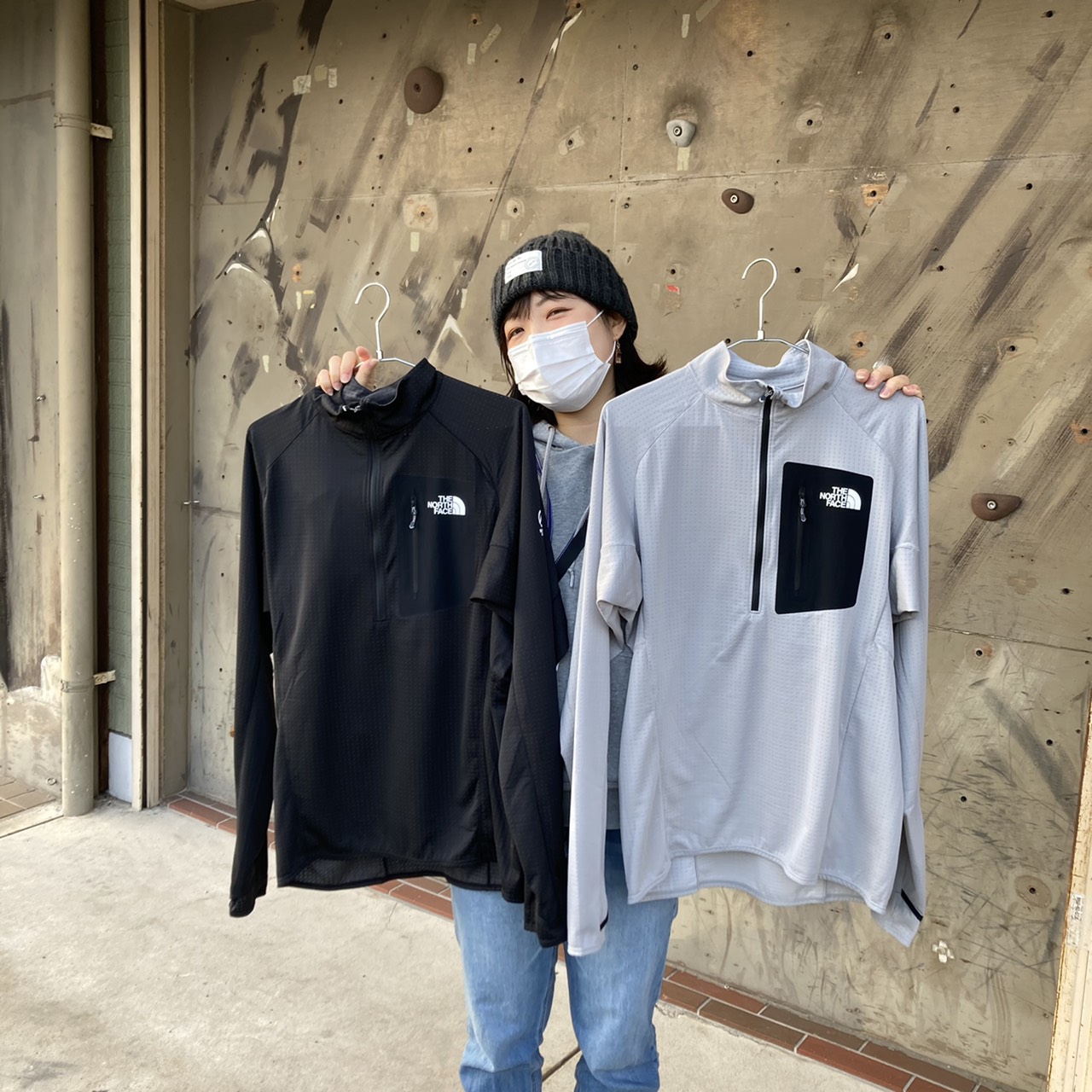 独特な THE NORTH FACE ノースフェイス Expedition Dry Dot Crew