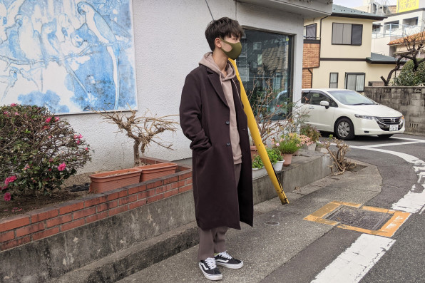 お客様スナップ メンズカラー グレージュ 千種区本山駅徒歩1分のヘアサロン Tie ティエ くせ毛をいかしたショート ボブが人気の美容室