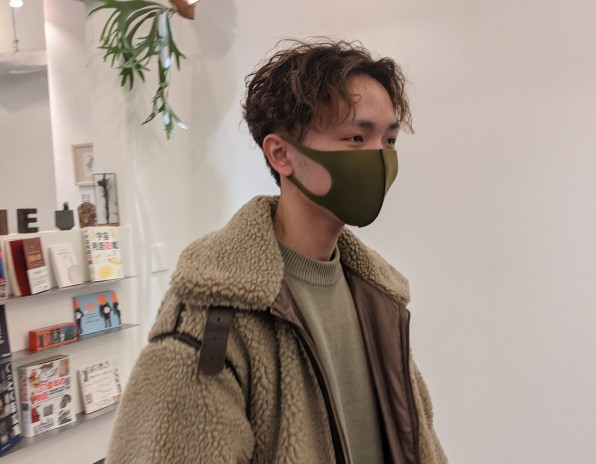 お客様スナップ メンズパーマ 千種区本山駅徒歩1分のヘアサロン Tie ティエ くせ毛をいかしたショート ボブが人気の美容室