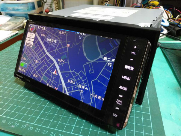 CN-R500WD、故障、修理。「EC:19、地図SDHCメモリーカードをご確認 