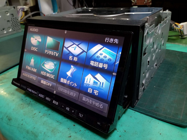 Panasonic strada CN-H500D HDDナビ 引抜い