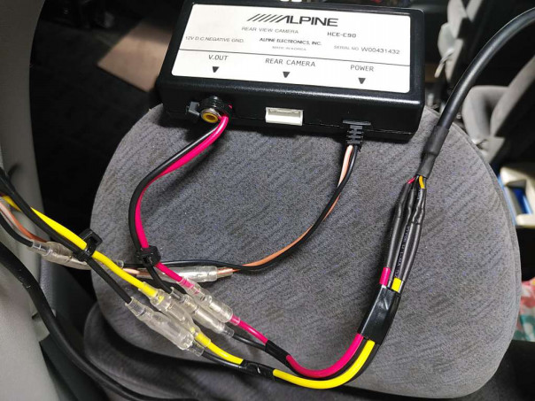 トヨタ、ハイエース、故障、診断、配線修理。【アルパインHCE-C90 