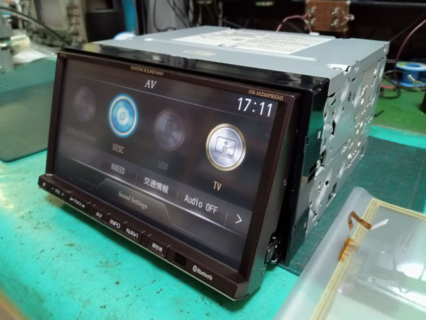 NR-MZ60PREMI-3、故障、分解、修理。タッチパネル不具合。静岡県からの 