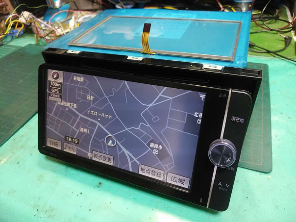 NSZT-W62G、138001-09900131、故障、分解、修理。地図画面が勝手に 