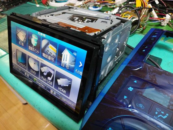 CN-LR800DDG、NSZN-W65DB、故障、分解、修理。DVD/CDディスク再生時に 