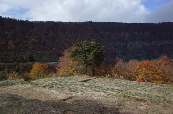 秋山郷の紅葉 川津屋