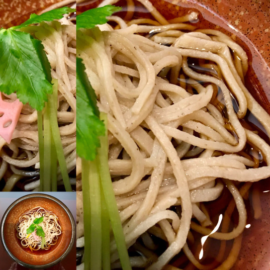 お蕎麦一人前は 通常店の約1 25倍 石臼挽き手打ちそば 居酒屋 慶元流