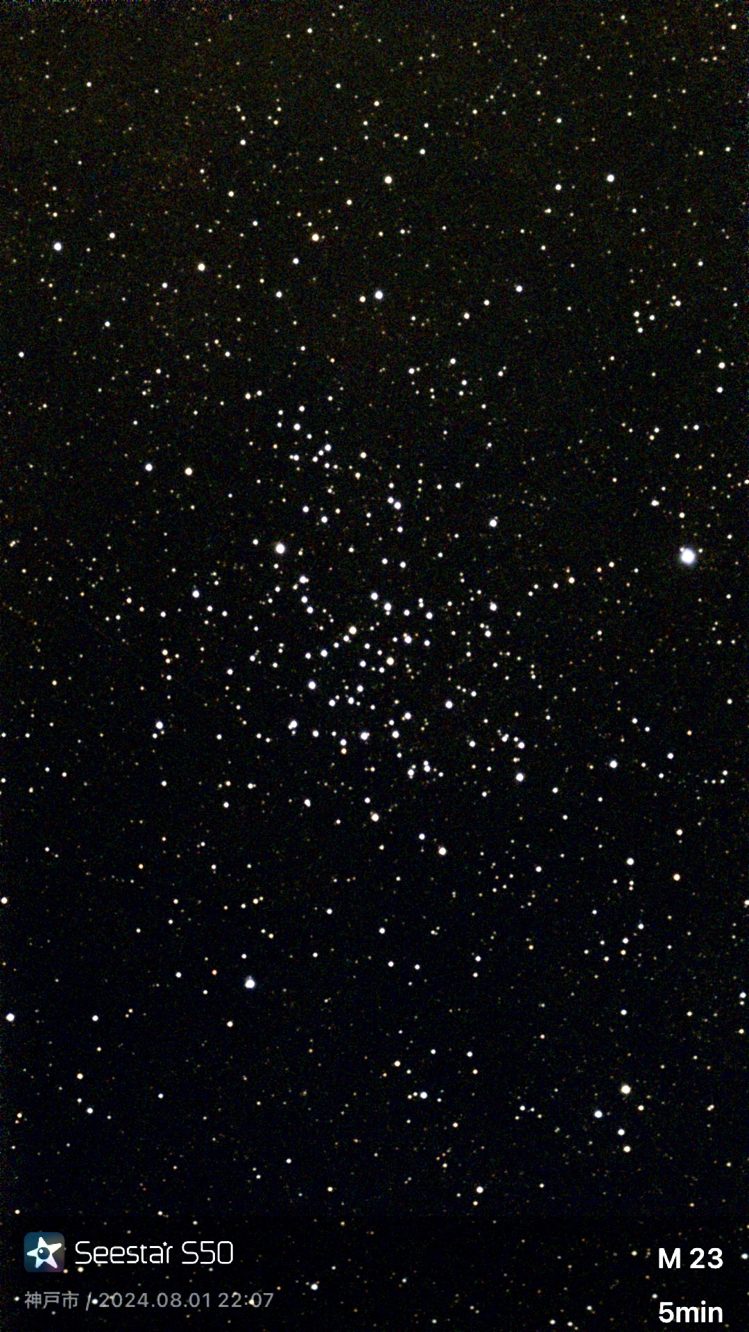 マーク星雲とスタークラウド | 中村鏡とクック25cm望遠鏡