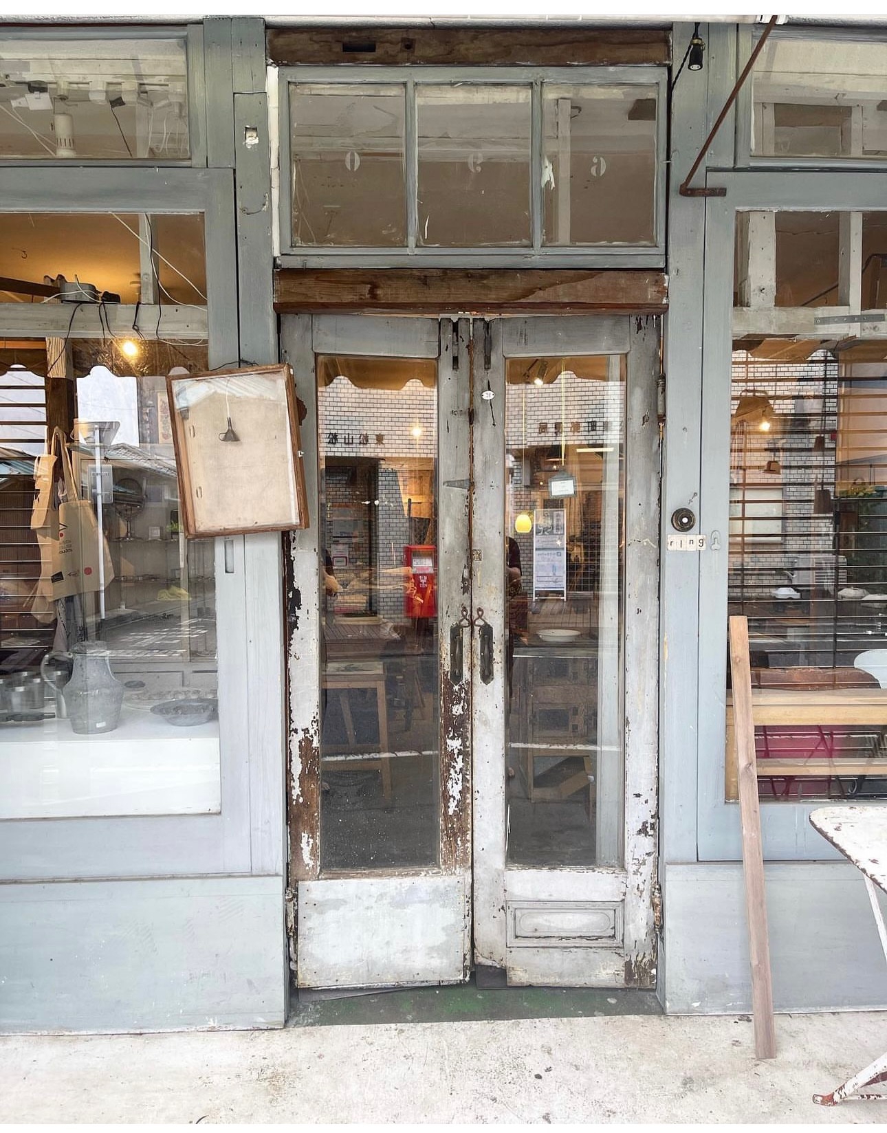 ☆【アンティーク家具】越後民芸 ライティングデスク☆81×43×107☆配達