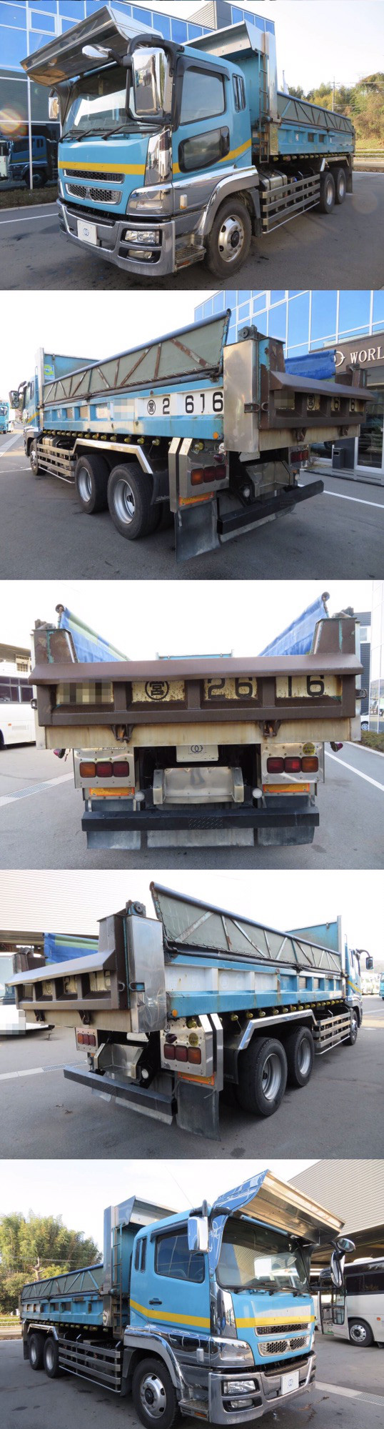 車検付きロングダンプ 三菱ふそう 平成19年式 ロングダンプ 9700 積み 650 2 車検 平成31月7月22日 中古トラック パーツ 重機 買取販売 World Trade 担当 坂根