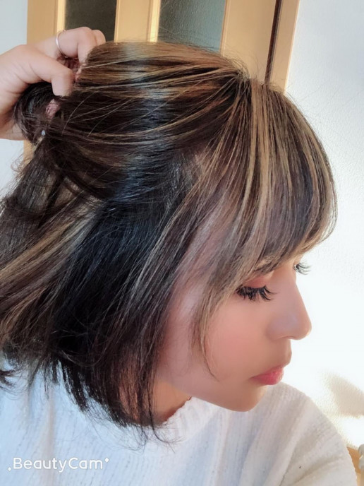 バレイヤージュボブ Snazzyhairmakes Official バレイヤージュボブ Snazzyhairmakes Official