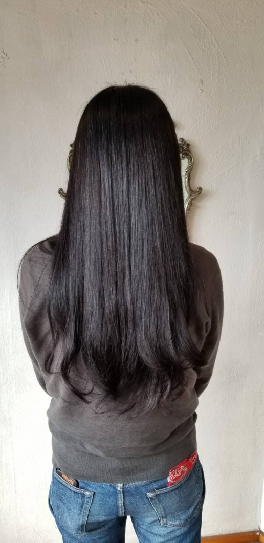 ダークアッシュカラーロング Snazzyhairmakes Official