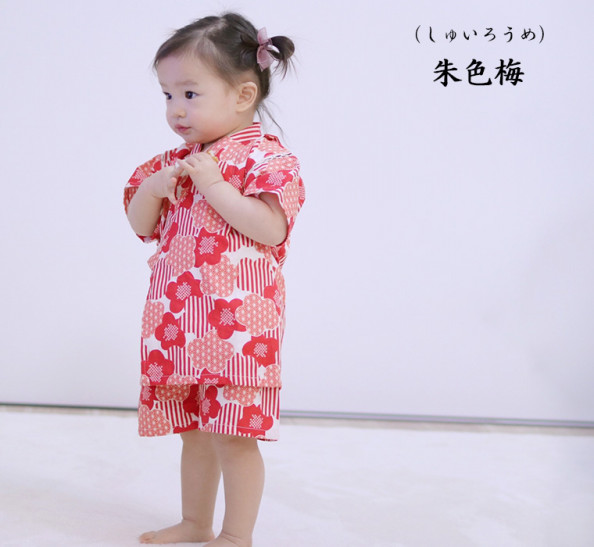 女の子柄 2019年ver 子供甚平 Monkeypants 女の子柄 2019年ver 子供甚平 Monkeypants