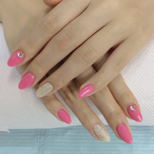 バービーピンク 定額ネイル 亀戸ネイル Roworl Nail