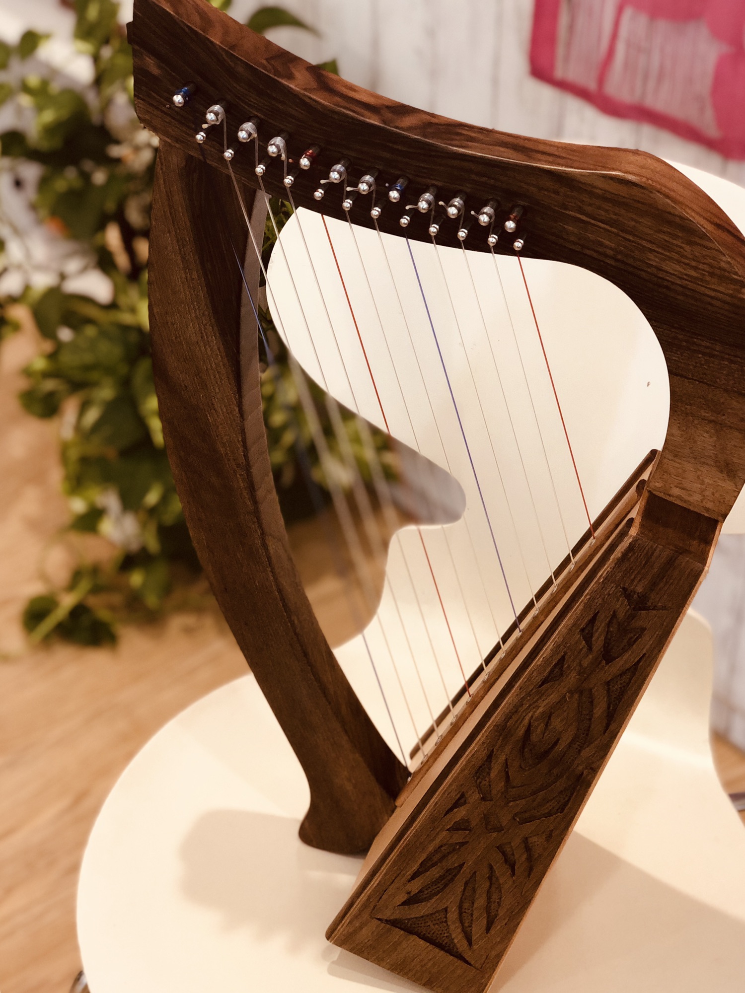 Baby Harp ベビーハープ 12弦 楽器 グレースハープ 初心者 ハープ-