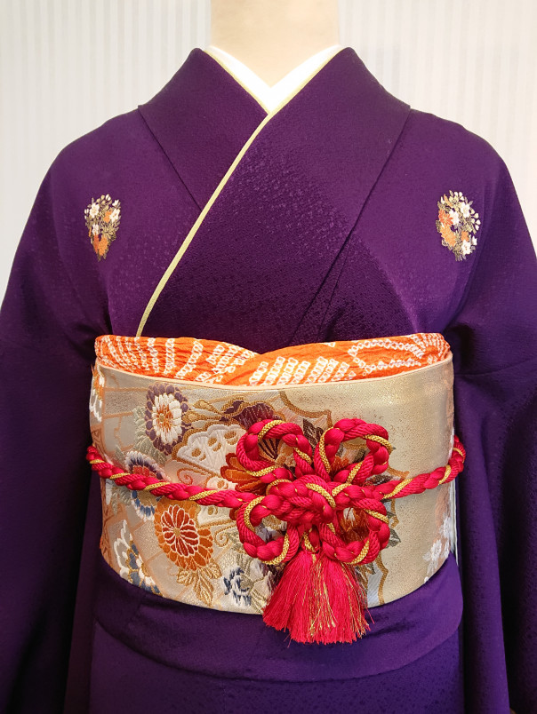 帯締め アレンジ クローバー 新百合ケ丘の出張着付け屋 Green