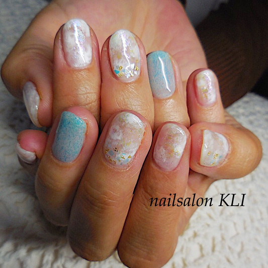 お客様ネイル ハンドネイル 常総市のネイルサロンキレイ Nailsalon Kli