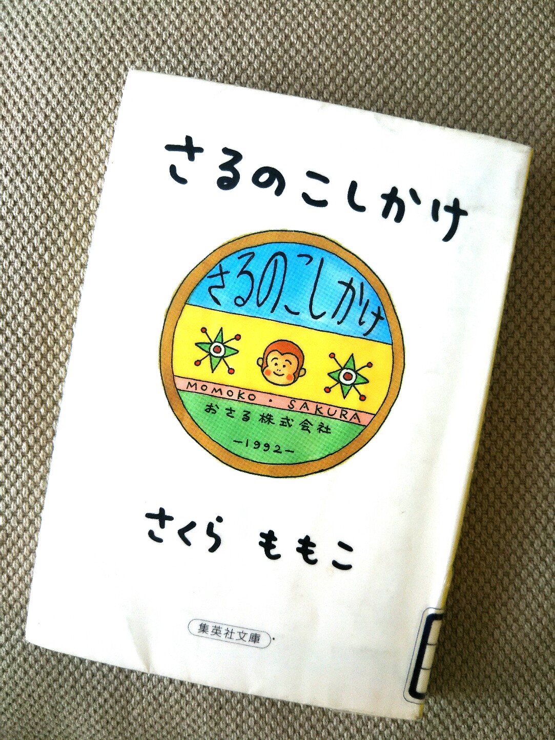 松山市立図書館で さるのこしかけ 色とストレスの関係