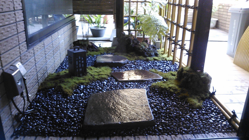 マンション ベランダ坪庭 清緑園