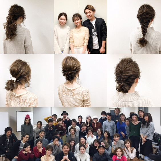 12月のお休み Gendai ヘアアレンジ セミナー Graff Hair Salon