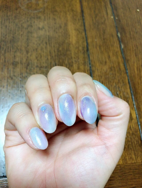 紫陽花カラー Lib Nail 紫陽花カラー Lib Nail