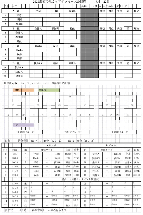 蓮如の里サッカー大会 三国ジュニアサッカークラブ 三国jsc