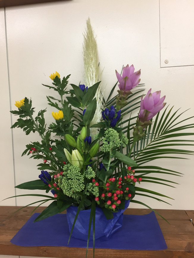 お盆花 ナチュラルで大人可愛いお花で教室 Bell Flower