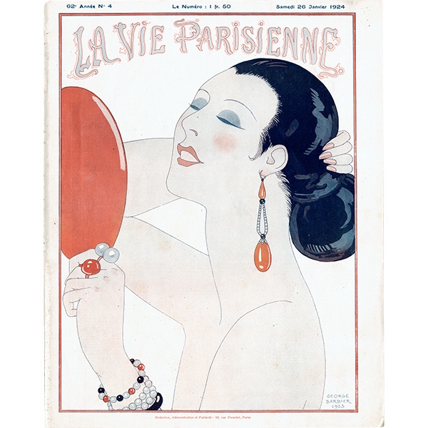 LA VIE PARISIENNEでのジョルジュ・バルビエ（ラ・ヴィ・パリジェンヌ）1 | 古いプリント・古い紙ものコンフィーデザインのブログ