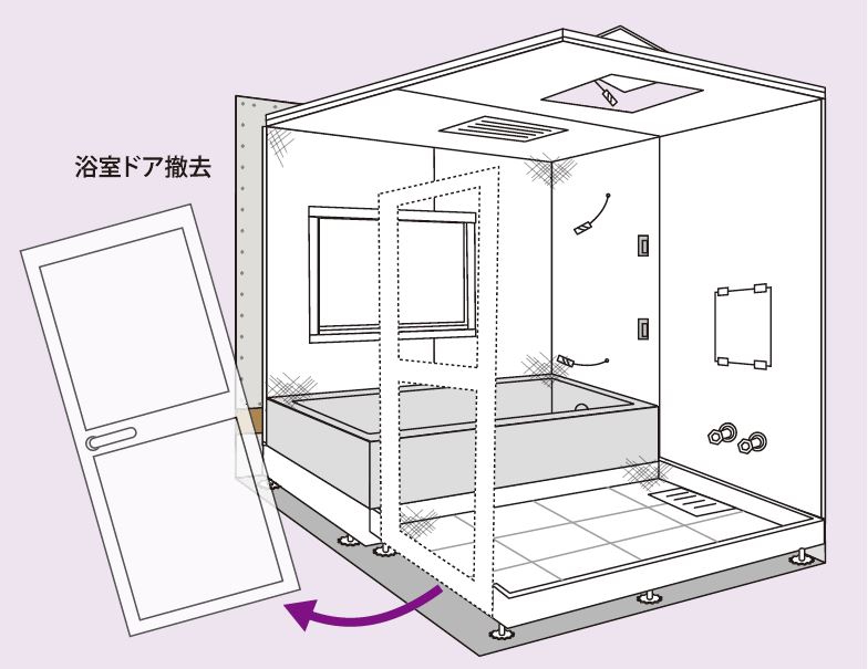 ユニットバス→ユニットバス交換 現場管理のポイント～ユニットバス解体 | リフォマガ