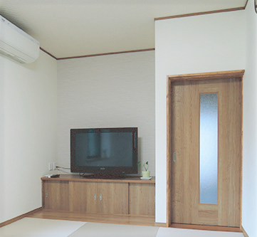 システム収納を組み合わせてつくるテレビボード リフォマガ