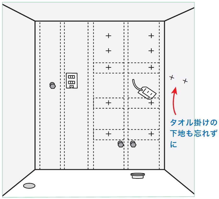 洗面の上の部分 - 生活家電