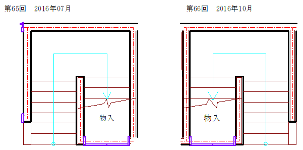 平 改めて 階段 破断線 方向線 Sankiue 建築ｃａｄ検定2級のお勉強
