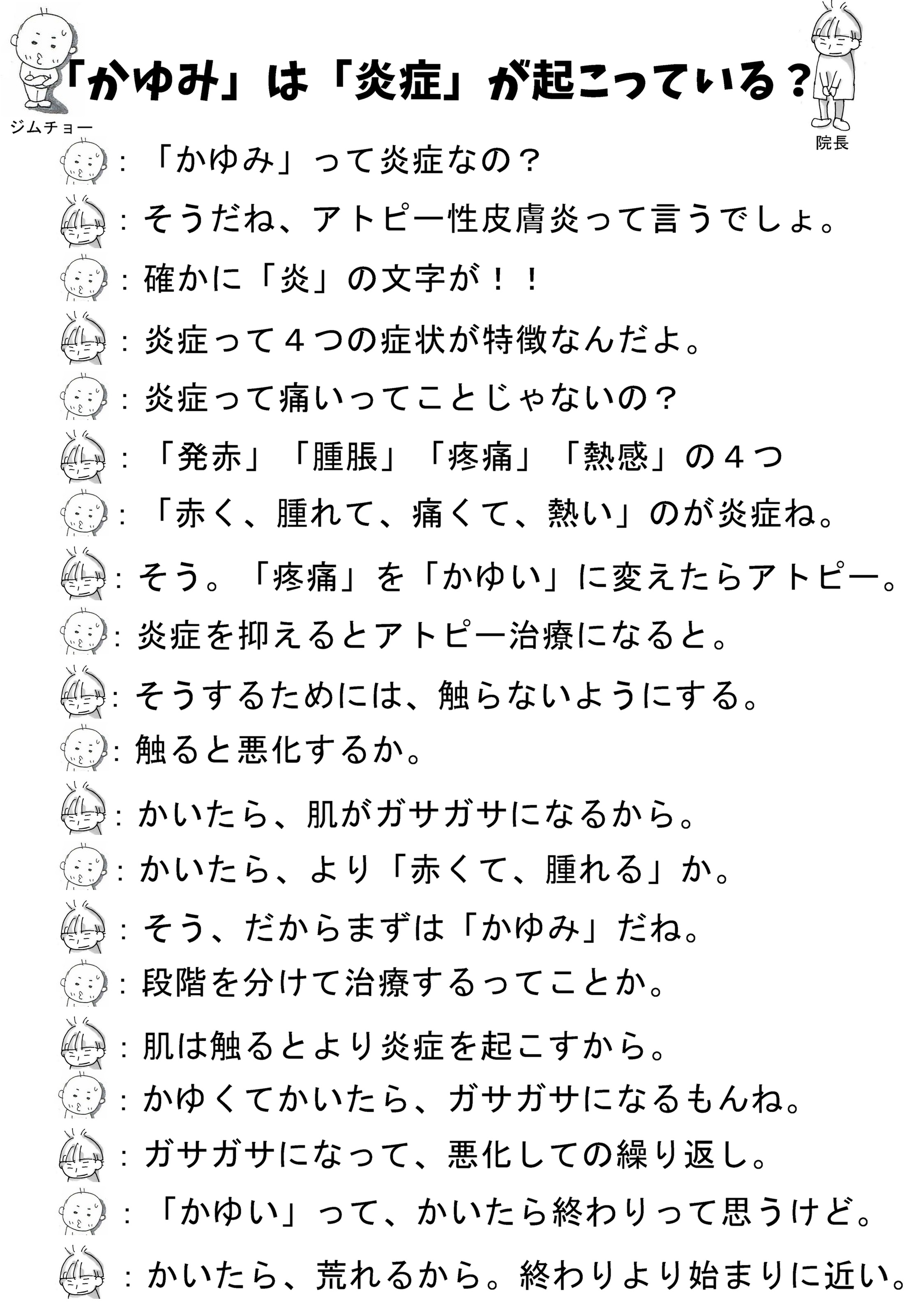 アトピー性皮膚炎は「炎症」が起こっている。じゃあ、炎症 ...