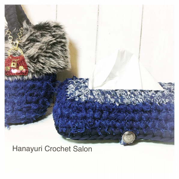 ズパゲッティの余り糸で ズパゲッティを使った編み物教室は東京世田谷のhanayuri Crochet Salon