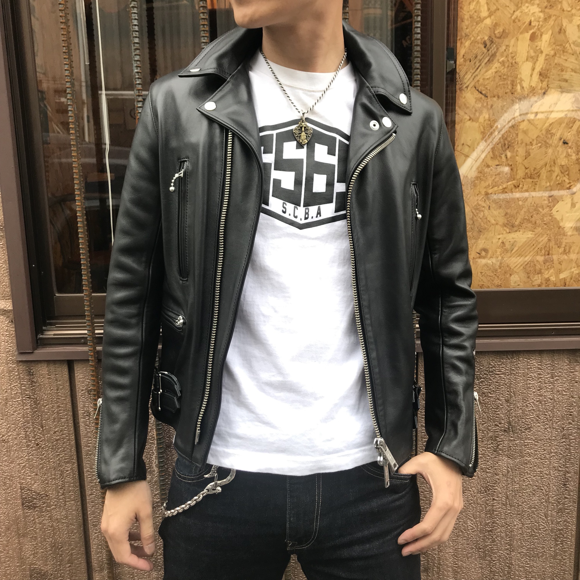 大得価新品 666 Leather Wear(トリプルシックスレザーウェア) メンズの