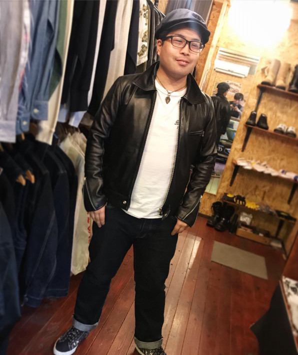 革ジャン絶賛ご試着中^_^ | SPEED SPUNKY 69 