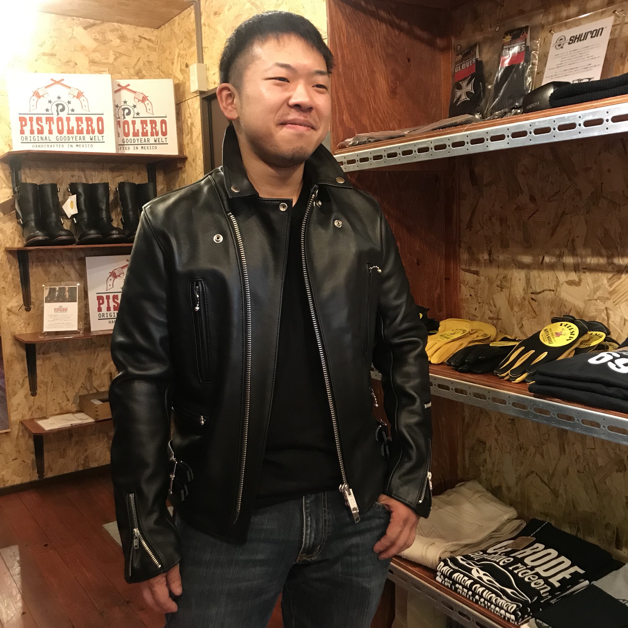 暑い中、革ジャンと新入荷ブーツ | SPEED SPUNKY 69