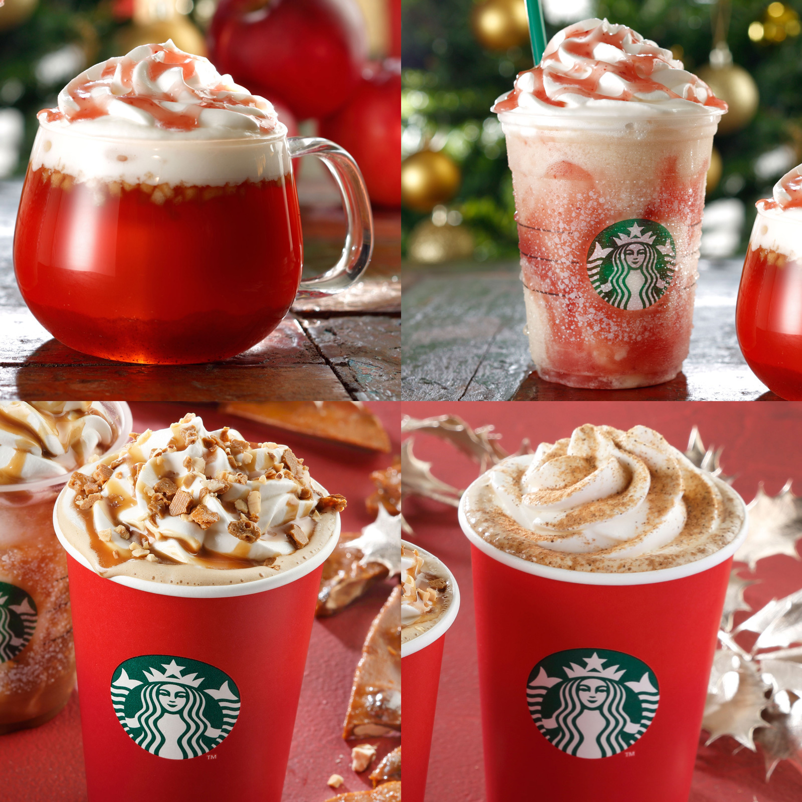 クリスマスをやさしく、楽しく - ホット アップル | Starbucks Coffee