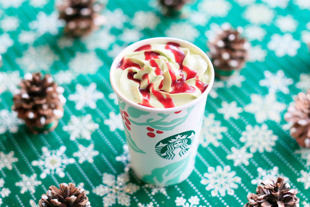 まるで飲むクリスマスツリー－ピスタチオ クリスマス ツリー
